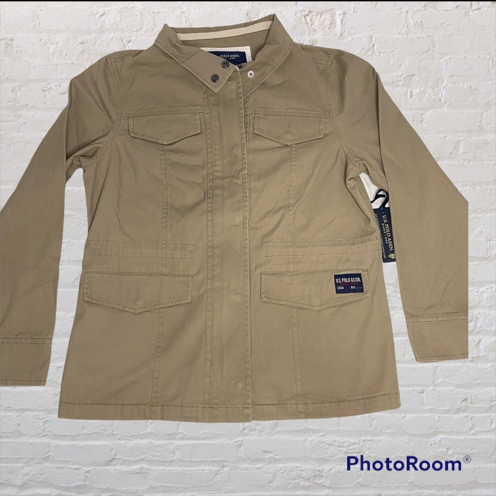 Khaki Safari Jacket Size Medium